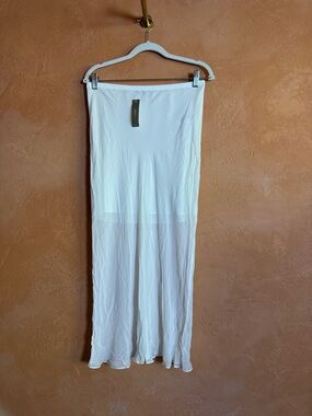 J.Crew White Flowy Skirt NWT Minimal Capsule